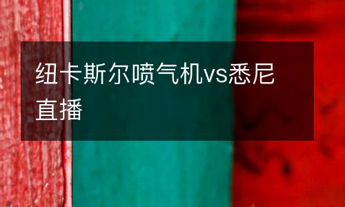 紐卡斯爾噴氣機vs悉尼直播