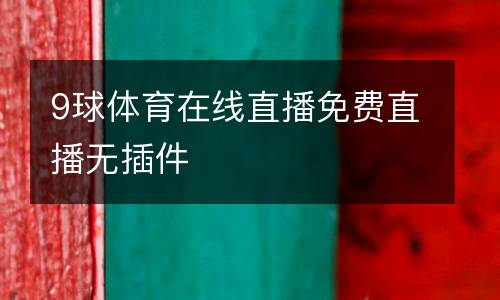9球體育在線直播免費(fèi)直播無(wú)插件